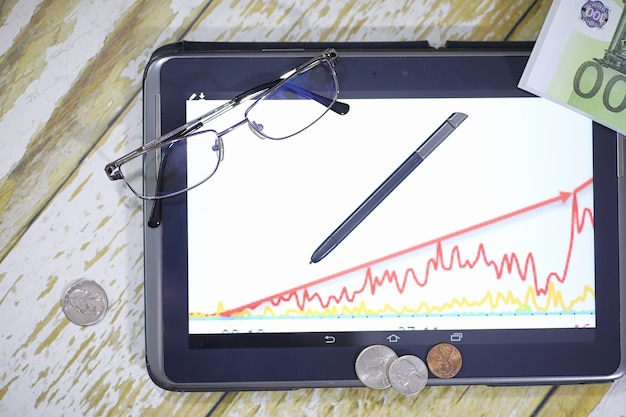 A graph showing a clear upward trend in inflation rates over the past three years, with specific annotations highlighting the impact on healthcare premiums and retirement savings values.