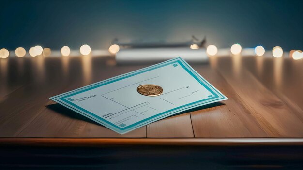 A close-up image focusing on a company stock certificate placed on top of a retirement planning brochure, alongside a calculator. The scene is softly lit to convey a sense of financial security and long-term planning.