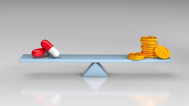 A balanced scale with money on one side and potential risks on the other, symbolizing the risk-reward assessment of ESPPs.