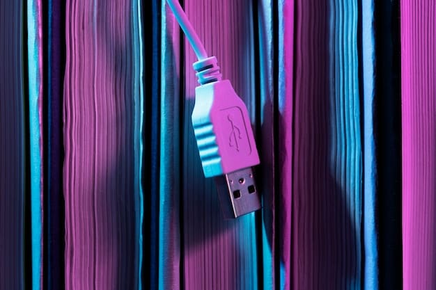 A close-up shot of a network cable plugged into a server, with a faint digital fingerprint glowing on the cable. The background is blurred to focus attention on the physical connection and the digital security that it represents. The color scheme should be cool and professional.